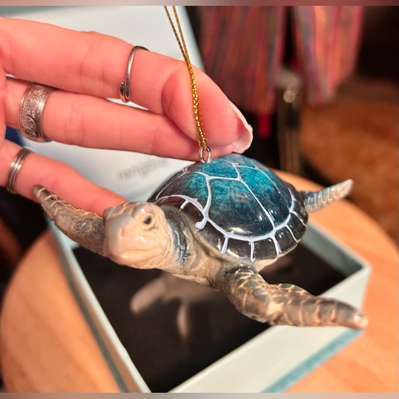 NIB Rengora Sea Turtle Ornament Collectible Figurine - Picture 7 of 11